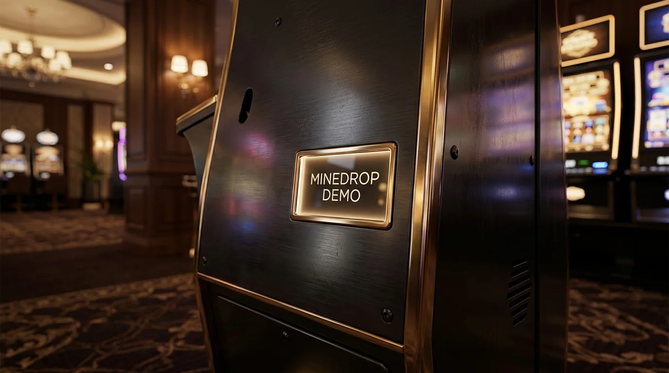 MineDrop game interface with bonus features